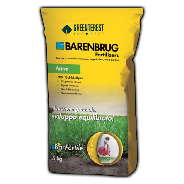 Concime a cess. control. BARENBRUG ACTIVE NPK 15-5-15 +Mg +S