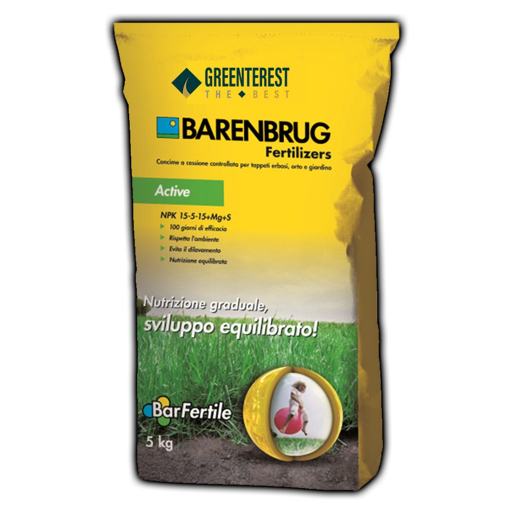 Concime a cess. control. BARENBRUG ACTIVE NPK 15-5-15 +Mg +S