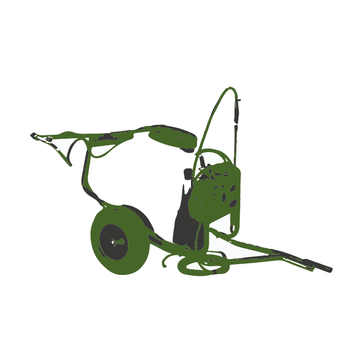 Giardinaggio_DISERBATRICI IRRORAZIONE_POMPE IRRORATRICI_IRRORATRICI SU CARRELLO