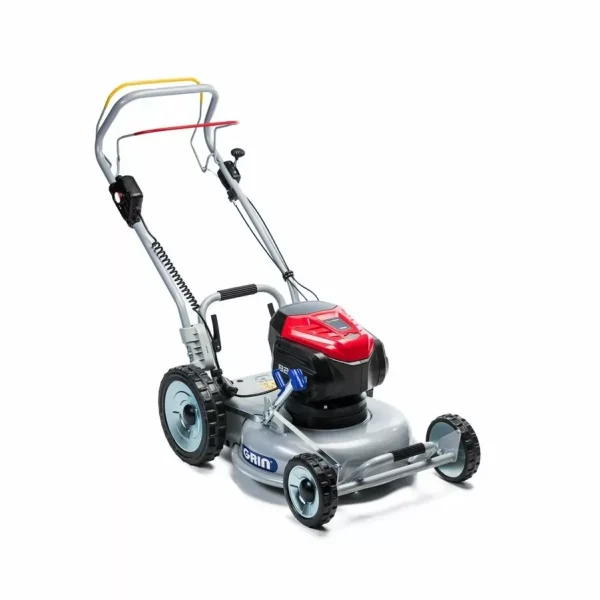 Tagliaerba GRIN a batteria BM46A-82V a trazione con batteria e carica